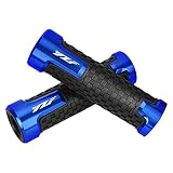 Mocar 7/8" 22mm Motorcycle Handlebar Grips with Grip Ends for Yamaha YZF R1 R3 R6 R15 R25 R125 600R