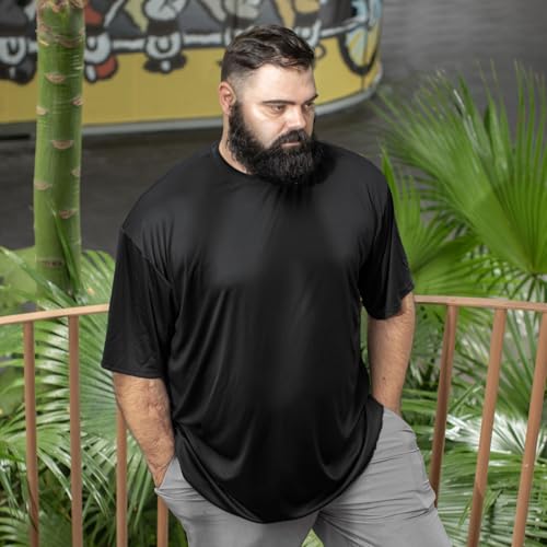 Men’s Big and Tall Shirts Cooling Quick Dry Moisture Wicking Workout Athletic Lightweight Short Sleeve Active T-Shirt2