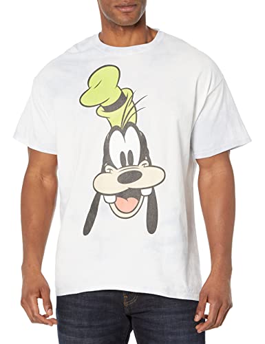 T-shirt Disney XXL homme blanc résistant et confortable au design Goofy