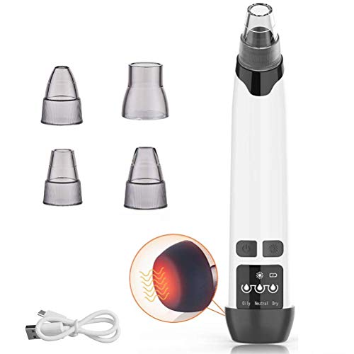 Preisvergleich Produktbild Mitesserentferner Staubsauger, Staubsauger für Gesichtsporen UBS Wiederaufladbar mit 4 Austauschbaren Köpfen