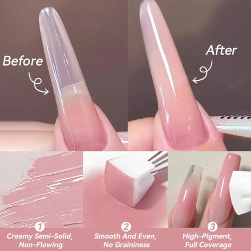 Gel pegamento gradiente para esculpir con esponja pat de difuminado perfecto 5