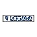 Nevada State Outline Novelty Metal Vanity Small Street Sign K-327