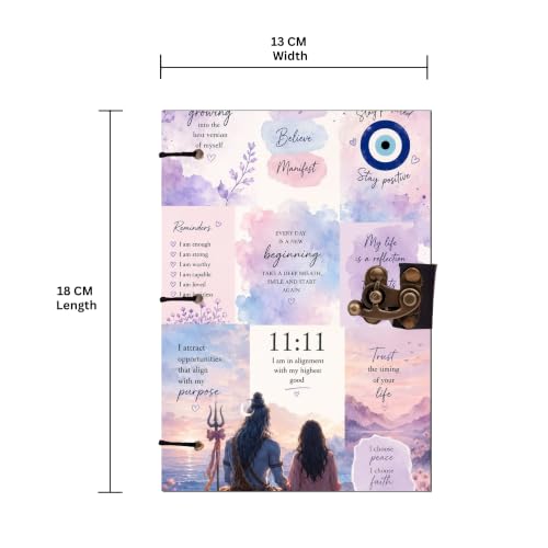Image of Shiv 11:11 Diary Notebook 7x5 Inch 160 Pages Unruled Journal for Writing