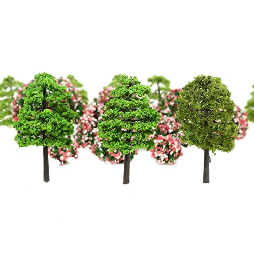 70Pcs 3-9Cm Model Trees Ho Scale Layout, Model Train Scenery Architecture, Railroad Architecturemodel Train Scenery Architecture, Railroad Architect Diorama Tree For Diy Scenery Landscape, Mixed Color #TOP7