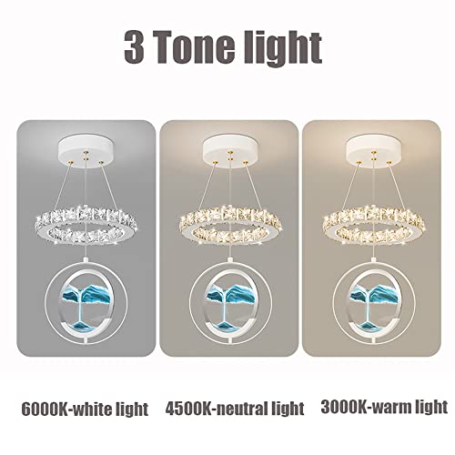 Pendant light design effet 3D dynamic pour suspension d'entrée - 4