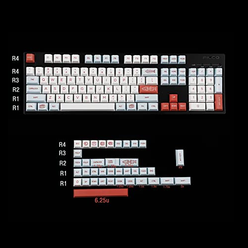 Image of 142 Salmon Keycaps Dye-Sub Thick PBT Cherry Profile Key caps for TKL 61 64 68 75 87 96 104 108 GMMK MX Mechanical Keyboard