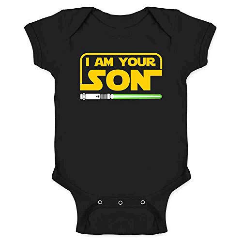 I Am Your Son Funny Family Black 12M Infant Baby Boy Girl Bodysuit