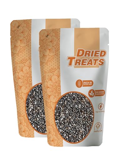 Image of Dried Treats Dried Fruits Nuts And Seeds (Chia Seeds, 500g (2x250g))