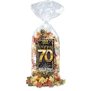 Bull & Bear Pasta Happy 70 bunte Zahl-Nudeln 250g, Motivnudeln handgefertigt, witziges Geschenk zum Geburtstag
