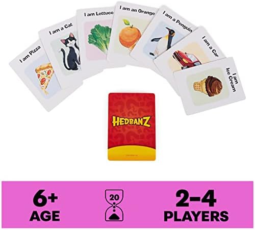 Spin Master Games Hedbanz Picture Guessing Board Game New Edition, for Families and Kids Ages 8 and up, Multicoloured, 20126193 2 41rauOI8sGL. AC