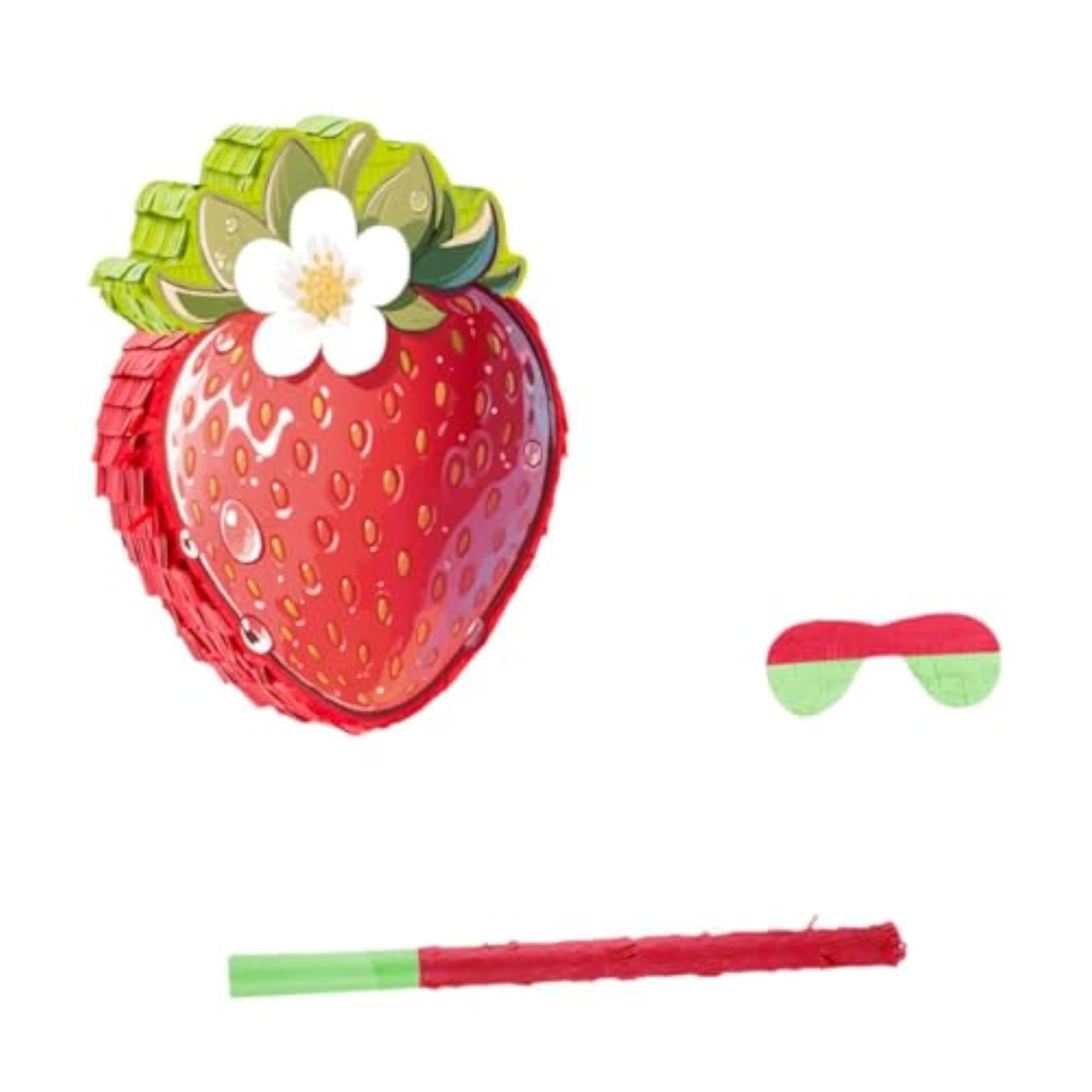 Strawberry Pinatas Red Strawberry Party Game Set