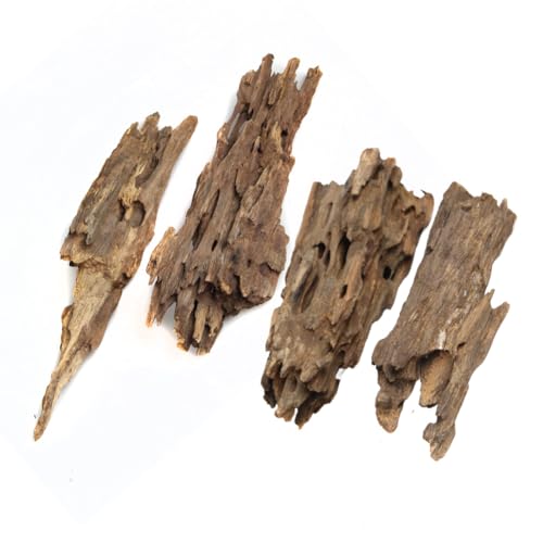 Image of emours Driftwood Branches Reptiles Aquarium Decoration Assorted Size,(5.5-8 inch in Length),4 Pieces (Shrimp Wood)