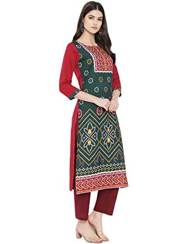 Image of Women's Crepe Straight Kurta