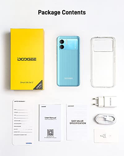 Doogee Unlocked Android Phone 2023, X98 Pro 9Gb+64Gb Android 12 Cell Phones, Helio G25 Octa Core, Dual 4G Phones Unlocked, 6.5" Fhd+ Display Smartphone, 4200Mah, Face Id, T-Mobile, Us Version #TOP7