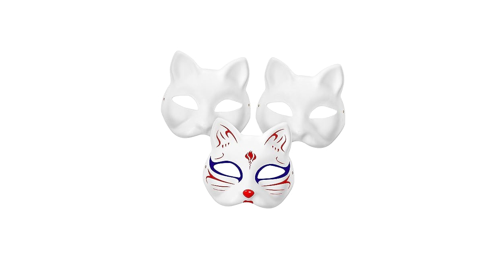 Amazon.co.jp: [Vaguelly] 6個 ハロウィン 張り子アート 猫の