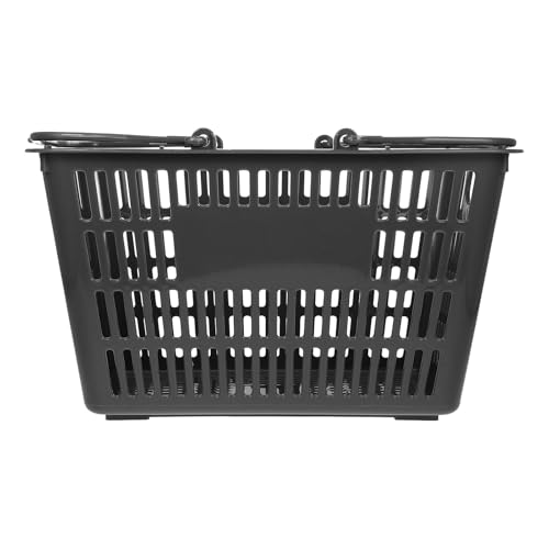 Reviews de Cestas de la compra disponible en línea. 41 ULTECHNOVO Cesta Compra Portátil de Plástico 18 litros Asas Dobles Plegables, Organizador Resistente y Ligero para Supermercado, Cocina y Almacenamiento de Artículos de Aseo