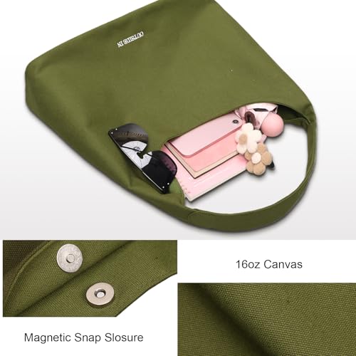 Bolso Tote grande de lona para hombre y mujer miniatura 5
