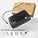 Wormhole Tattoo Stencil Printer, Mini Thermal Tattoo Printer, Bluetooth Tattoo Machines Compatible with Tablet, Smartphone for Beginners and Artists-Black