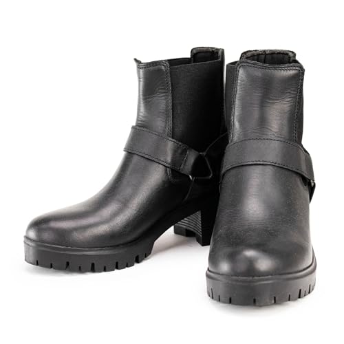 Image of Milwaukee Leather Women's Motorcycle Fashion Boots - Leather Riding Footwear - 7.5