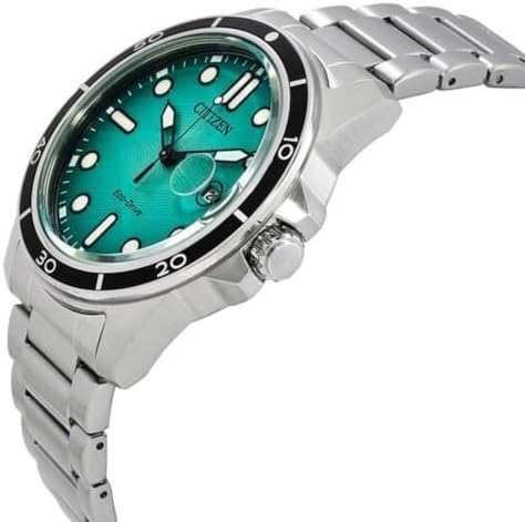 Citizen Marine 1810 Eco-Drive Turquoise Dial Men's Watch AW1816