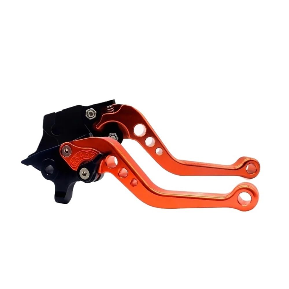 Pliqvbn Orange Clutch Brake Shafts Universal Motorcycle Brake Levers Accessories Modified Horn Adjustable Hand Lever For Gy6