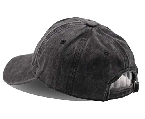 Hhnlb Funny Offroad Car American Flag Hat, Adjustable Washed Distressed Mountains Adventure Usa Baseball Cap For Men Women (Black 02, One Size) #TOP3