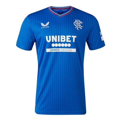 Castore Mens Rangers Home Shirt 2023 2024 Adults Blue XL