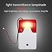 Mini Industrial Sound and Light Alarm, Red Strobe Light for Ports, Docks, Factories, Schools, Homes
