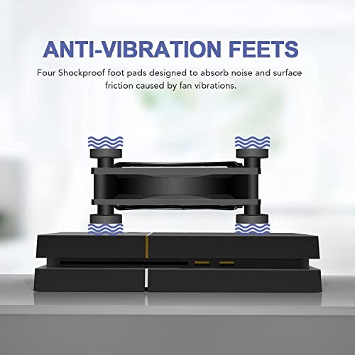 Ipower Quiet Cooling Fan 120Mm Usb Case Fan With Speed Controller For Receiver Dvr/Playstation/Xbox/Computer Cabinet Cooling, 2 Pack Black #TOP5