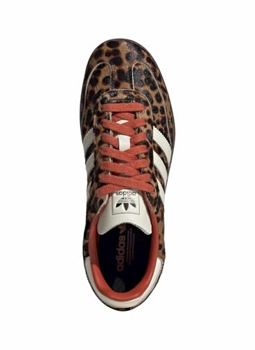 Image of adidas Samba OG Womens Sneaker (Leopard Print Gum, 5)