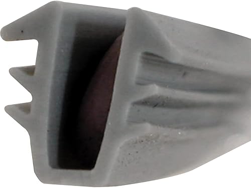 Prime-Line P 7732 Canal de vinilo gris para vidrio (1 rollo) de 0.23 pulgadas x 200 pies