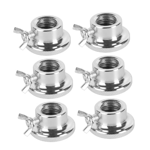 BCOATH 6pcs Dumbbell Bar Nut Self-Locking - Security Collar for Barbell Weights Clamps for Enhanced Gym Safety Compatible Various Dumbbell Bars