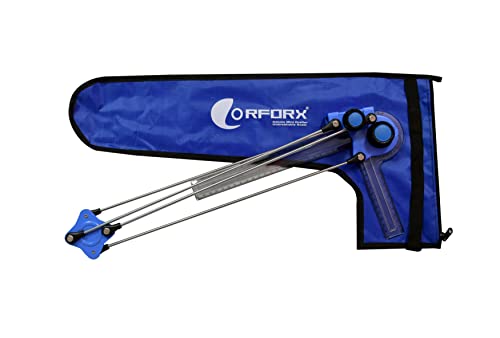 Image of Mini Drafter with Heavy Mild Steel Rod & Shatterproof Scale for Engineering Student With Protective Cover (Blue)