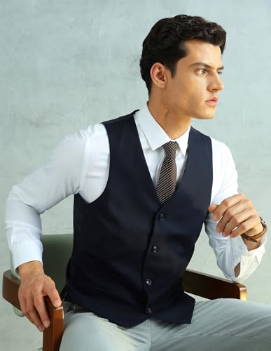Image of Arrow Men Regular fit Polyester Solid Waistcoat