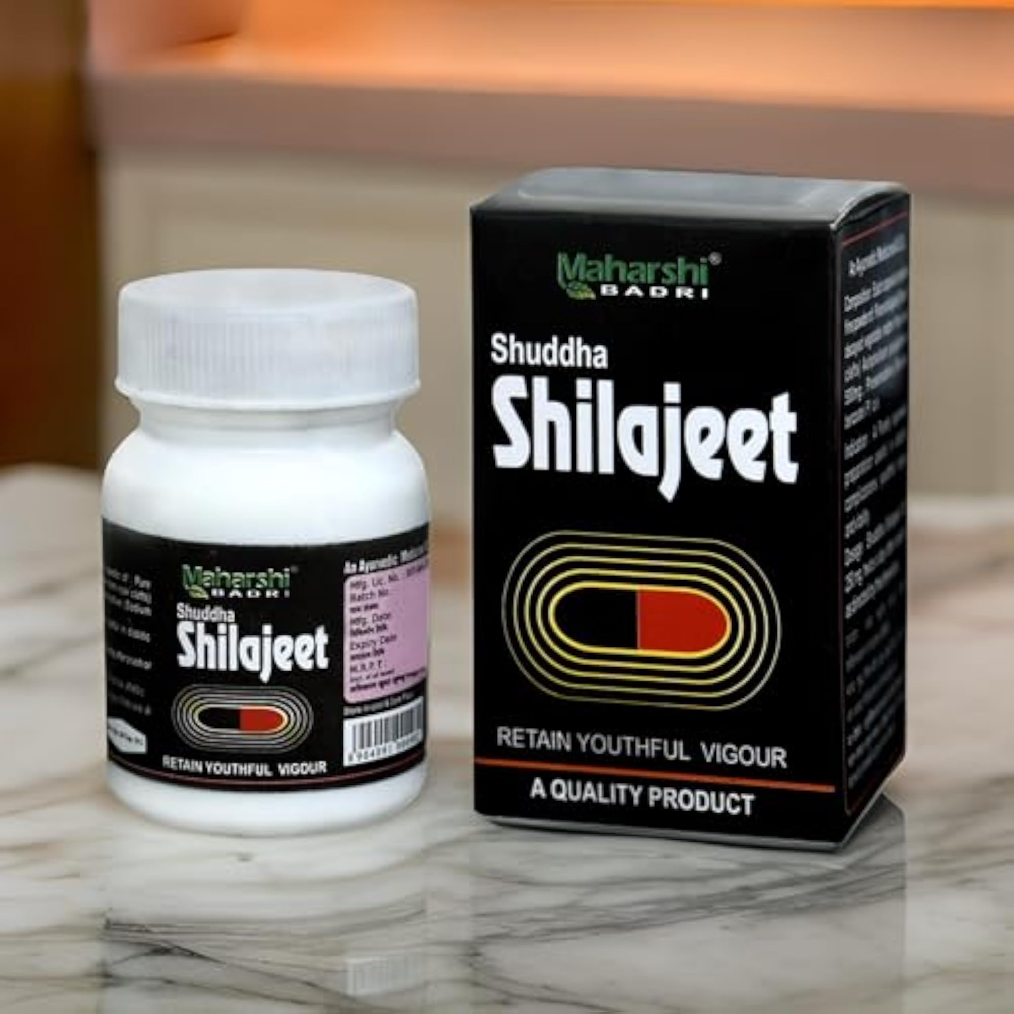Maharshi Badri Shilajeet Capsules - 10 Capsules