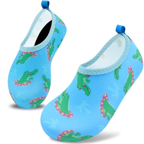 Image of VIFUUR Kids Water Shoes Girls Boys Quick Dry Aqua Socks for Beach Swim Outdoor Sports