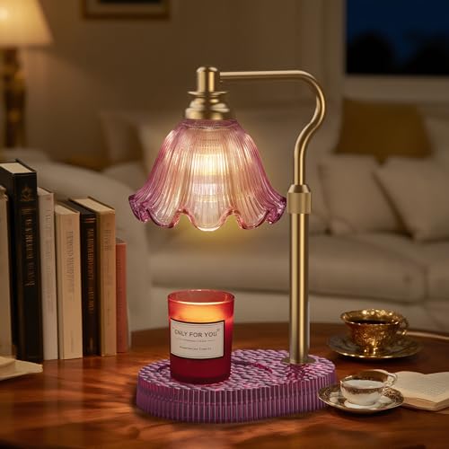WYghyronic Candle Warmer Lamp with Adjustable Height - Flameless 4-Level