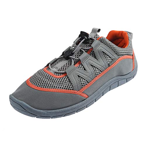Northside Men's Brille II Water Shoe (9 D(M) US, Charcoal/Orange)