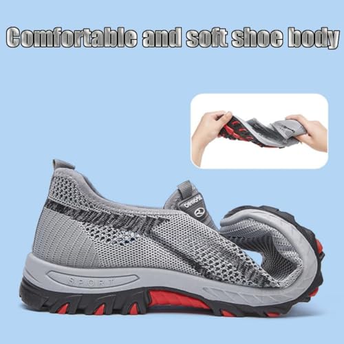 Jarv Cooling Comfort Sneaker, Atlacoast Soft Bottom Comfy Casual Anti-Slip Slip On Walking Shoes Summer Mesh Sneaker3