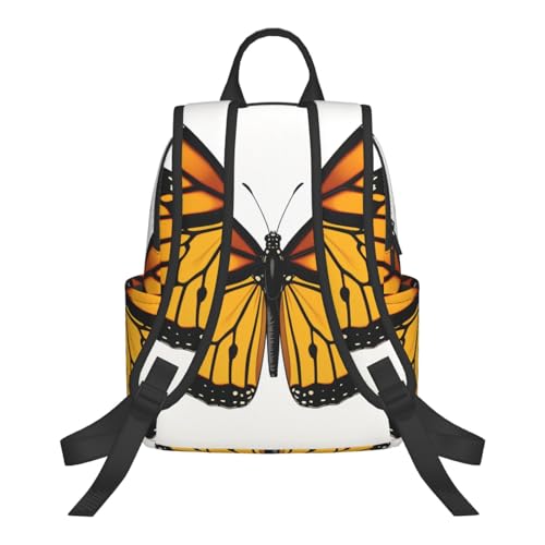 Monarch Butterfly Backpack for Women Men Laptop Backpack Casual Daypack Work Travel Computer Backpack2