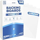 Fanatiko Backing Boards Comics Current Size (Pack 100 uds) – Cartones Protectores Rígidos, Sin Ácido, Ajuste Preciso para Cómics Estándar, Máxima Rigidez y Protección