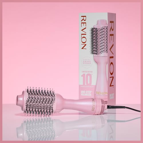 REVLON One-Step Volumizer Hair Dryer and Styler, 2.8 in Barrel, Pink Fizz view 8