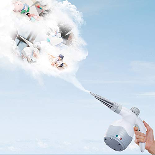 LTLWSH Vaporeta de Limpieza de Mano Portátil Potente y Multiusos para Quitar Manchas en Tapicería de Coche, Hogar, Cocinas, Alfombras, Cristales, Sofá Vaporizador Limpiador a Vapor con 11 Accesorios - imagen 8