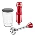 KitchenAid KHB1231QHSD 100 Year Limited Edition Queen of Hearts Corded Hand Blender, 3 Speed, Passion Red