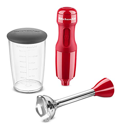 KitchenAid KHB1231QHSD handmixer, 100 jaar editie, Queen of Hearts, handmixer, 3 snelheden, rood - Afbeelding 3