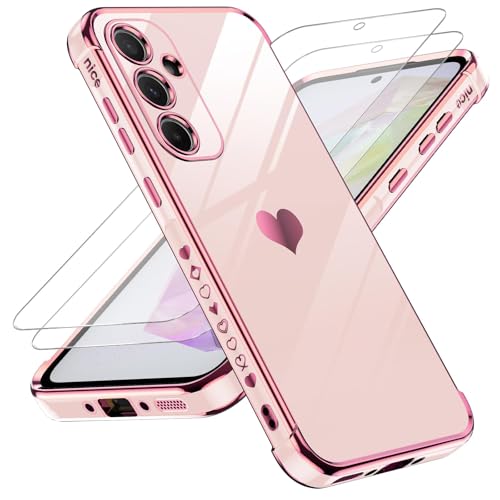 Coque de luxe Samsung Galaxy A35 5G LeYi souple avec vitres de protection
