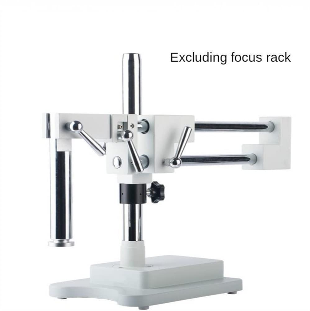 Zubehör für Labormikroskope Mikroskoptische und -Stative Stereomikroskop-Stativ Optisches Mikroskop-Doppelarm-Stativsäule 32-mm-Fokussierstativ(Without bracket)