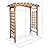 All Things Cedar PA96 Garden Arbor | 6-Ft Handcrafted Wooden Trellis for Climbing Plants Outdoor | Cedar Wedding Arches for Ceremony | Easy Assembly, Weather Resistant (71x35x87)