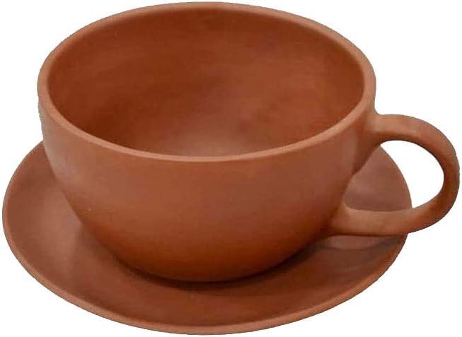 Clay Cup Planter with Saucer Set, Small (B0D6FP65B1) Amazon Price History, Amazon Price Tracker