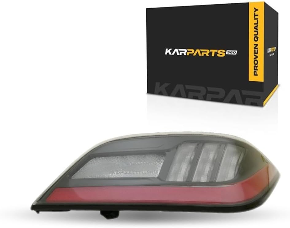 KarParts360 For Hyundai Kona Electric/Kona N 2022 2023 Backup Light Assembly Passenger Side | Inner | CAPA | Limited/Preferred/Ultimate Model | LED | With Bulbs | HY2833102, HY2833102C | 92406-J9620